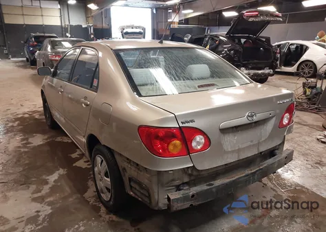 2004 Toyota Corolla Le из США, поврежденный, VIN 2T1BR32E14C262727